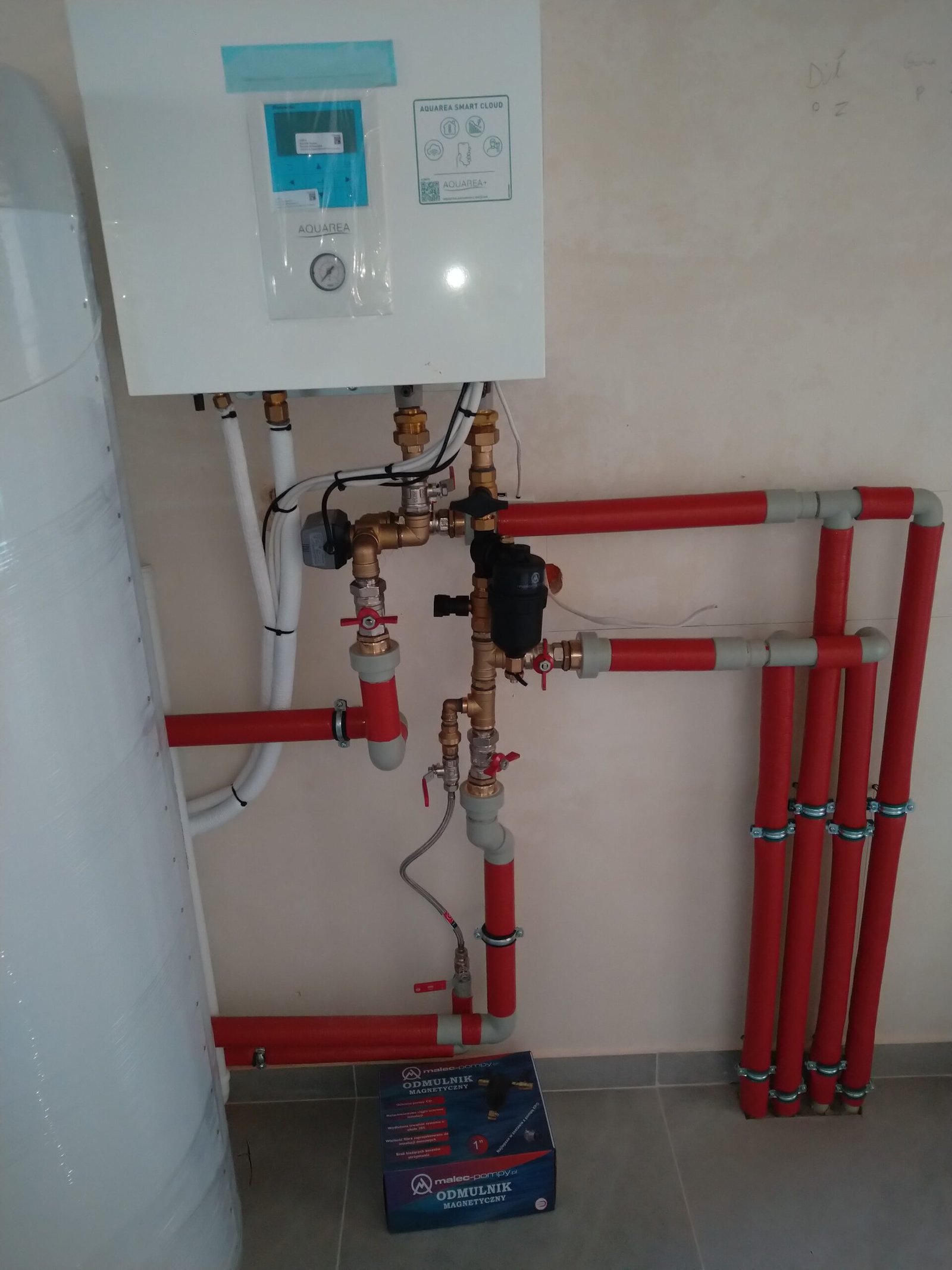 Przyłącza hydrauliczne pompy ciepła