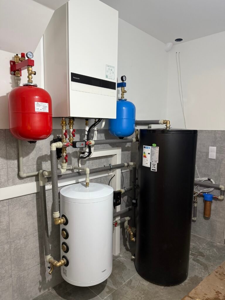 Kotłownia z pompą ciepła